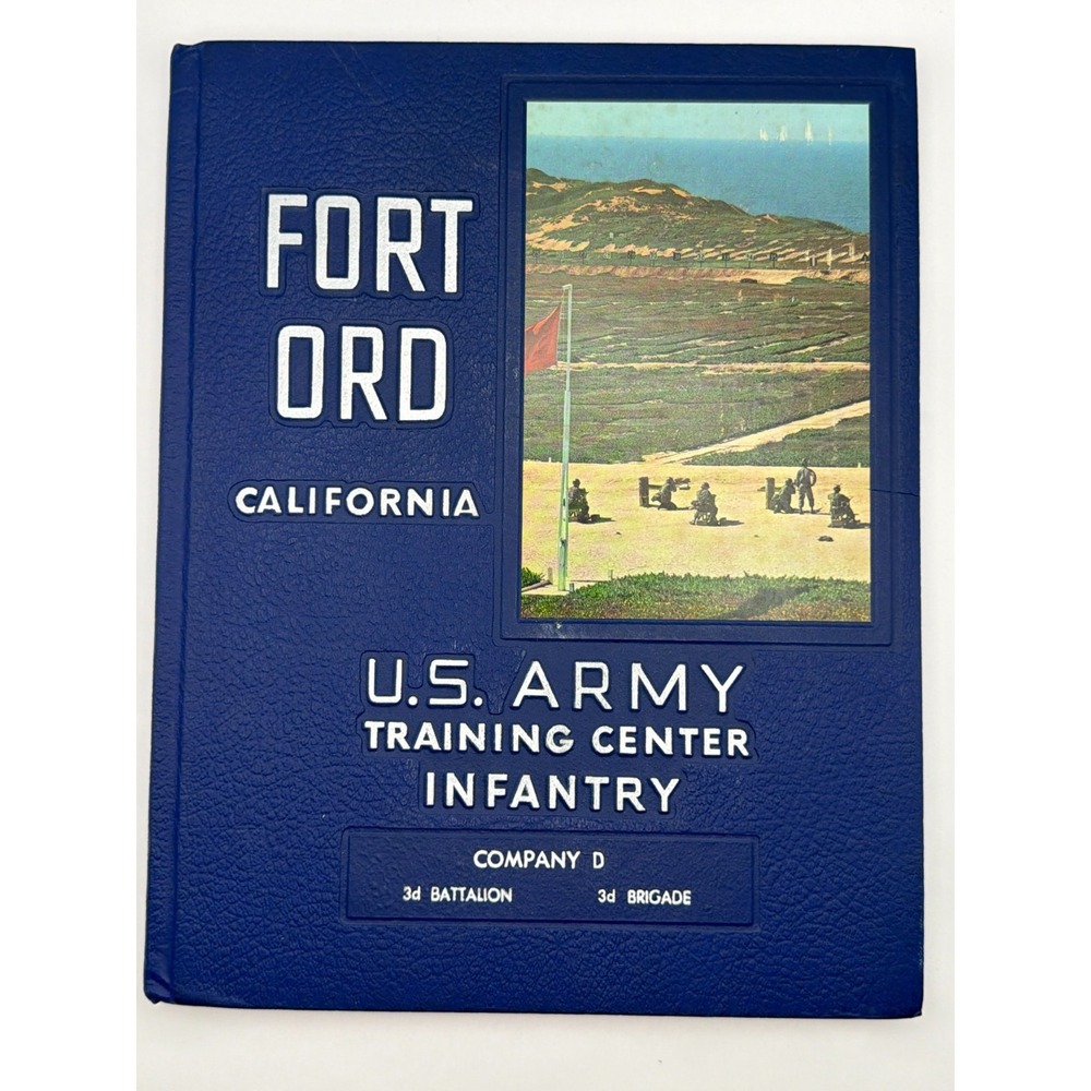 Vintage 1968  Fort Ord US Army Yearbook Company D 3rd Battalion 3rd Brigade